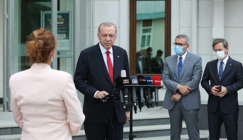 Erdoğan: Help Turkey yazanlar dayanamayıp, sildiler....