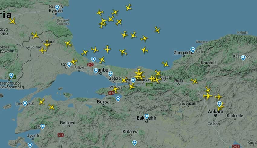 İstanbul Havalimanı'na inemeyen uçaklar başka havalimanlarına yönlendiriliyor