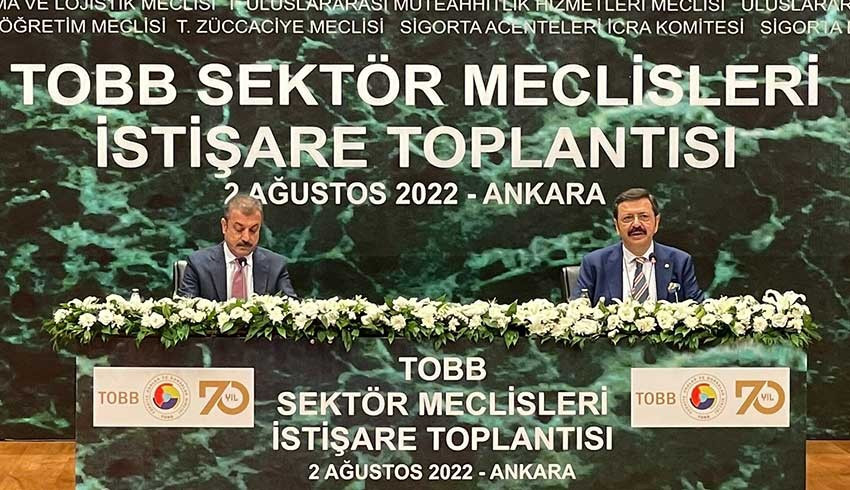 TOBB Başkanı Hisarcıklıoğlu, bankaları şikayet etti! Fonlama faizi 14, mevduat 20, kredi faizi yüzde 50!